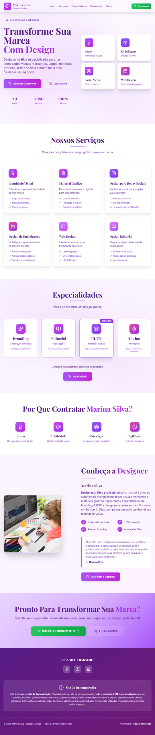 criar site para designer grafico criar site para designer grafico
