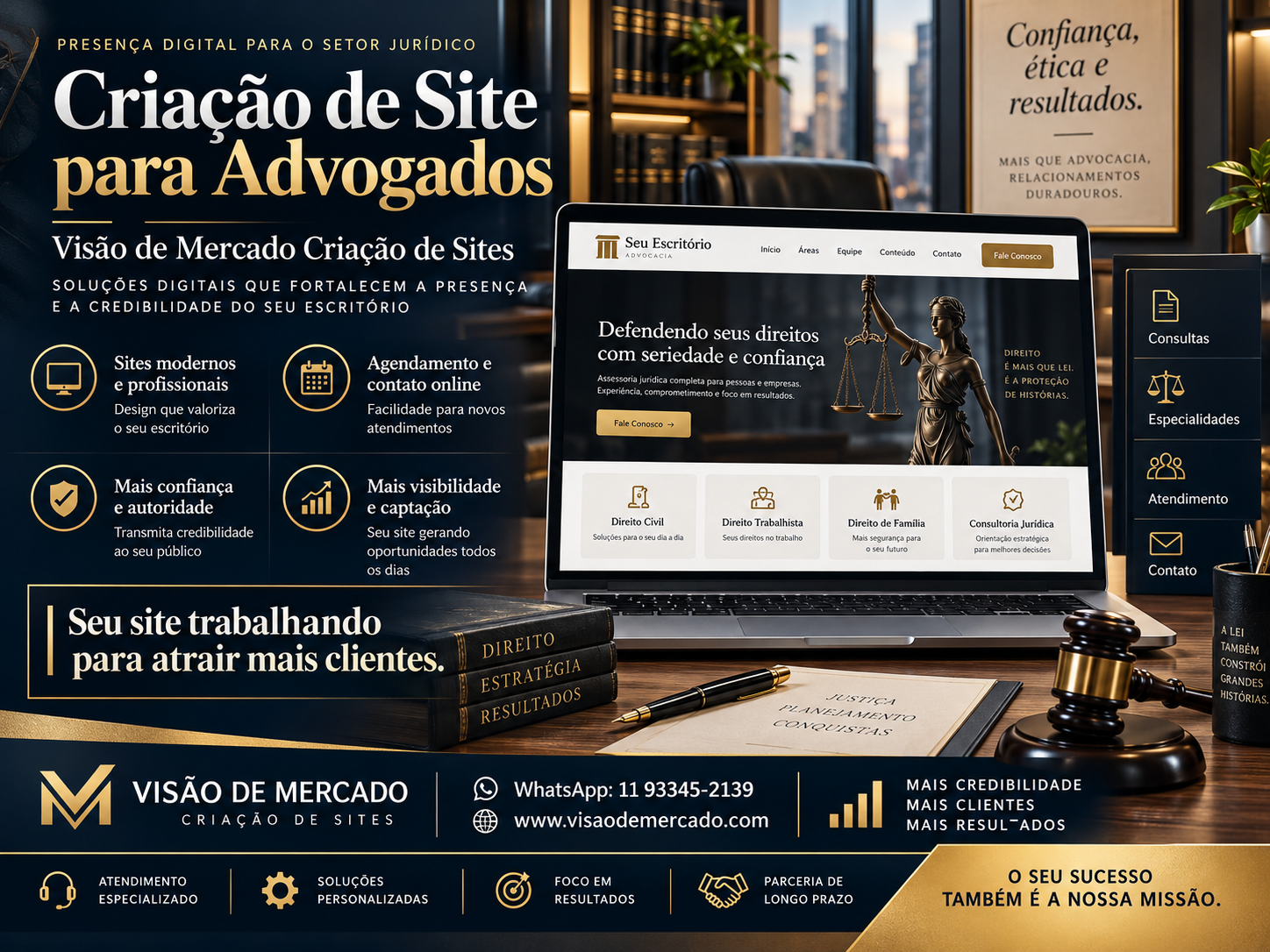 Criação de Site para Advogados Criação de Site para Advogados