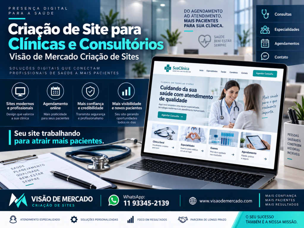 Criação de Site para Clínicas e Consultórios 2 criacao de site para clinicas e consultorios