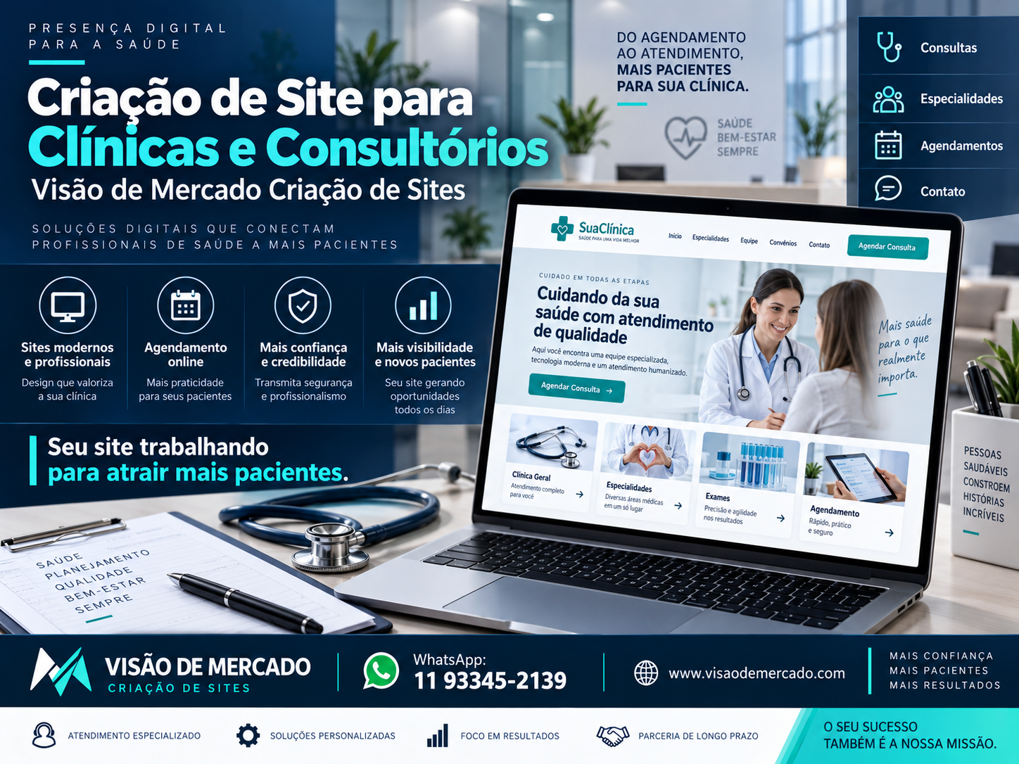 criacao de site para clinicas e consultorios criacao de site para clinicas e consultorios